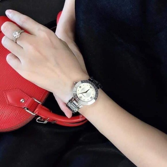 Versace Iconic White Medusa Ladies Watch